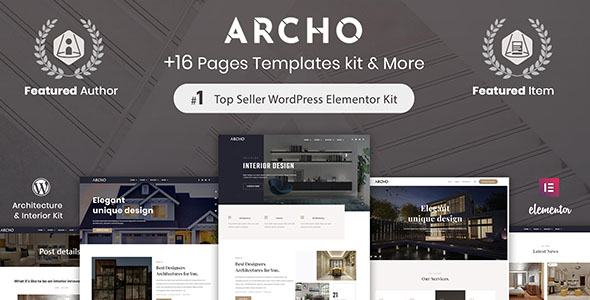 archo wordpress elementor kit