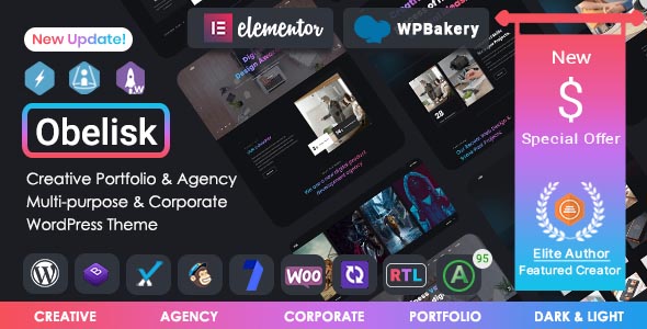 Obelisk – Agency Portfolio & Creative WP Theme